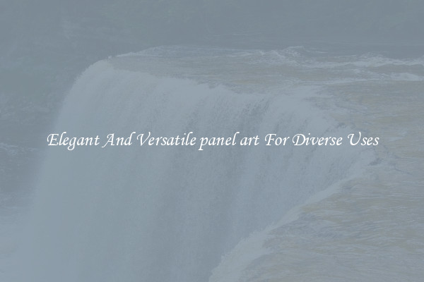 Elegant And Versatile panel art For Diverse Uses