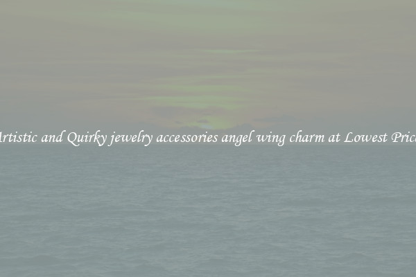 Artistic and Quirky jewelry accessories angel wing charm at Lowest Prices