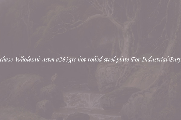 Purchase Wholesale astm a283grc hot rolled steel plate For Industrial Purposes