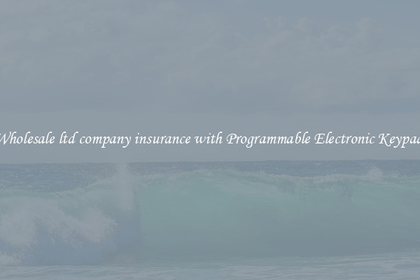 Wholesale ltd company insurance with Programmable Electronic Keypad 