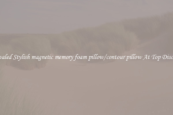 Unrivaled Stylish magnetic memory foam pillow/contour pillow At Top Discounts